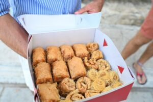 Athens Off-the-Beaten-Path Gastronomy: Secret Authentic Flavors - Pagrati Food Stop Two: Nut Shop Snacks and Fresh Spanakopita