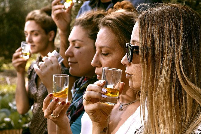 ATHENS OLIVE ESTATE - Olive Oil Workshop with Farm-to-Fork Lunch - Learning to taste three extra virgin oils
