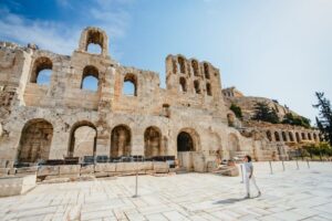 Athens: Parthenon, Acropolis and Museum Small Group Tour - The walk up: Dionysus, Nike, Odeon, and sacred stops