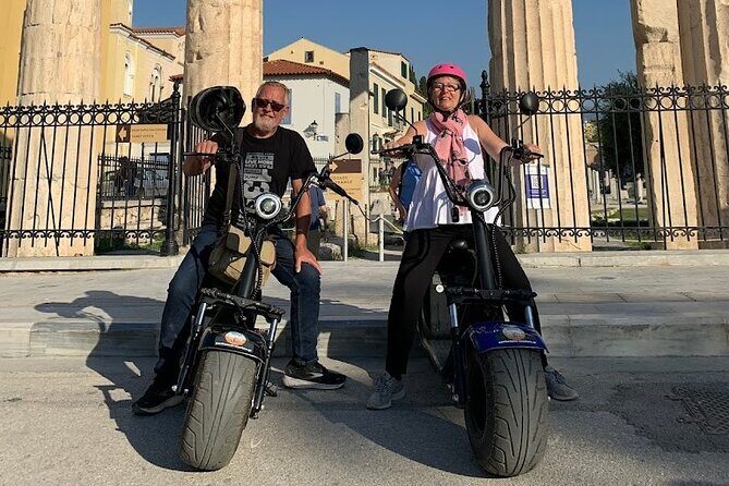 Athens: Premium Guided E-Scooter Tour in Acropolis Area - Kerameikos and the National Observatory: Cemetery Streets and City Views