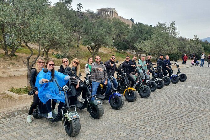 Athens: Premium Guided E-Scooter Tour in Acropolis Area - Kavalloti 16 Meeting Point: Training, Helmets, and First-Mile Confidence