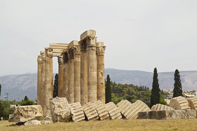 Athens Private Tour: Half-Day with English–Spanish Guide Driver - A glass-framed museum stop under the Acropolis views