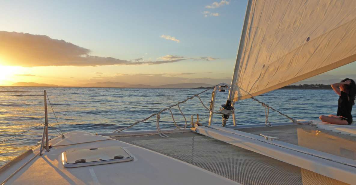 Athens Riviera: Half-Day Private Catamaran Cruise - Leaving Athens for the Athens Riviera