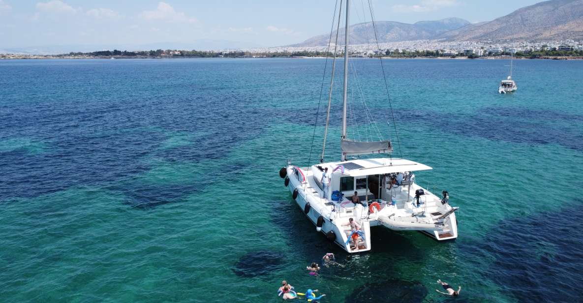 Athens Riviera Private Catamaran Cruise with Meal and Drinks - Leaving Athens from Alimos Marina
