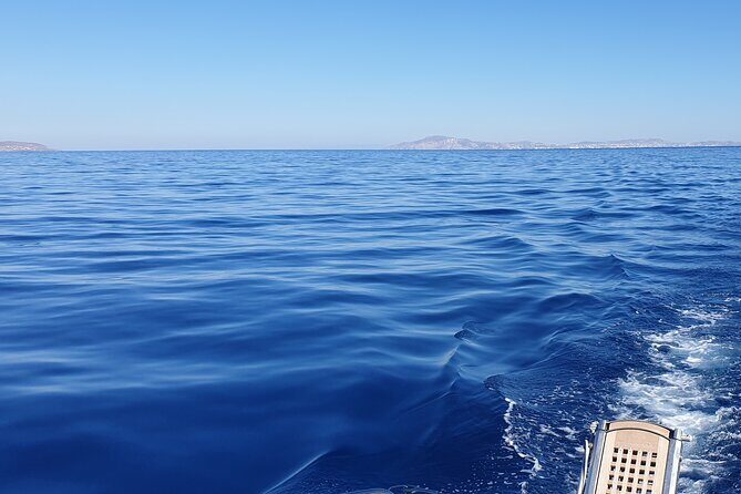 Athens Riviera Private Sail Catamaran with Meal and Wine - Vouliagmeni Bay: the first swim stop near Athens