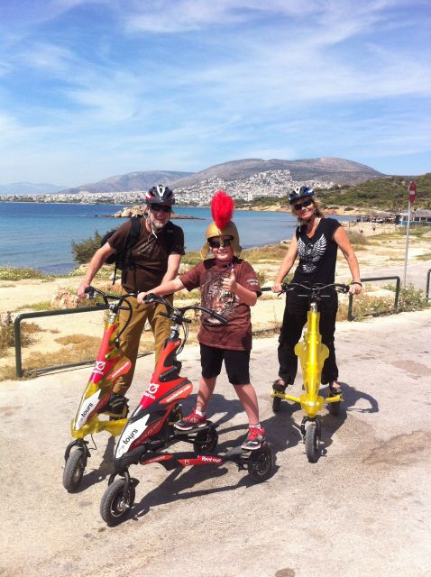 Athens Riviera Trikke Bike Tour & Vouliagmeni Lake - Beaches with blue-flag credentials