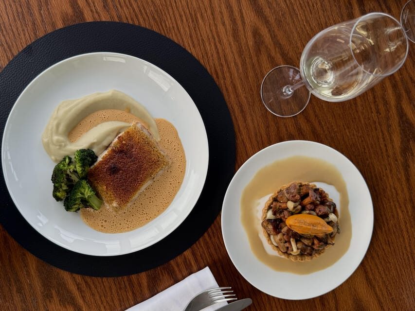 Athens: Rooftop Fine Dining at Whispers Restaurant - Menu 1: vegetarian & vegan-friendly choices with smart Mediterranean flavors