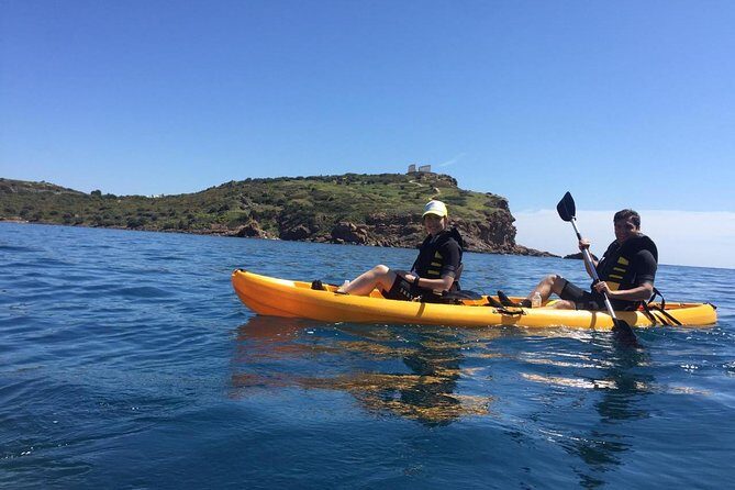 Athens Sea Kayak Tour - The Temple of Poseidon: seeing it from the sea, then up close