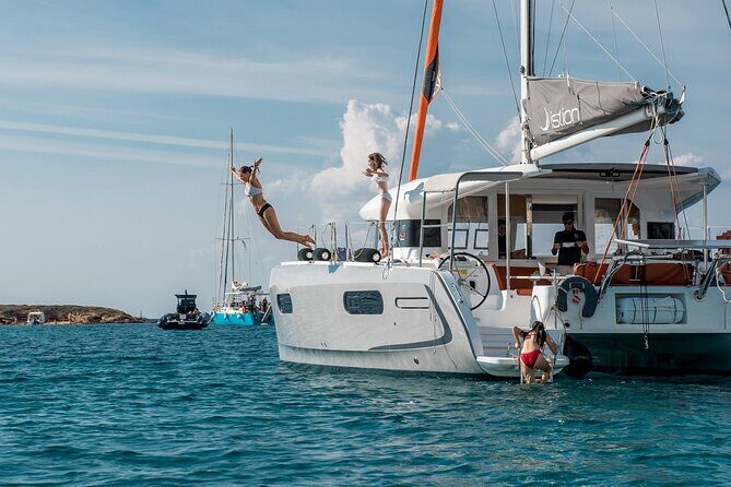 Athens Semi private Morning Catamaran cruise with meal & drinks - Megalo Kavouri Swim Stop: Shallow, Clear Water Plus a Pre-Lunch Stretch