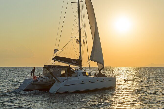 Athens Semi Private Sunset Catamaran Cruise with meal & drinks - Snorkeling Equipment Included: What to Expect