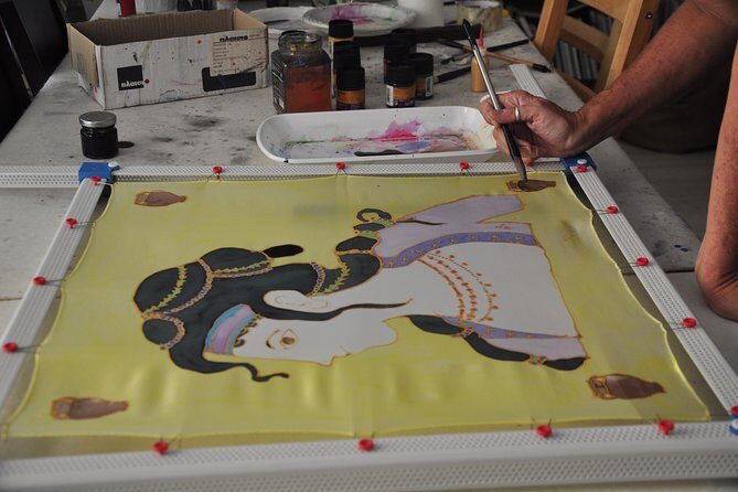 Athens: Small Group Silk Scarf Art Workshop with Greek Themes - Key highlights worth your time