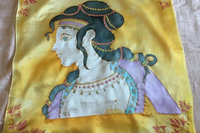 Athens: Small Group Silk Scarf Art Workshop with Greek Themes - From first strokes to a wearable souvenir