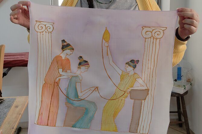 Athens: Small Group Silk Scarf Art Workshop with Greek Themes - Then the Acropolis: inspiration you can point at later