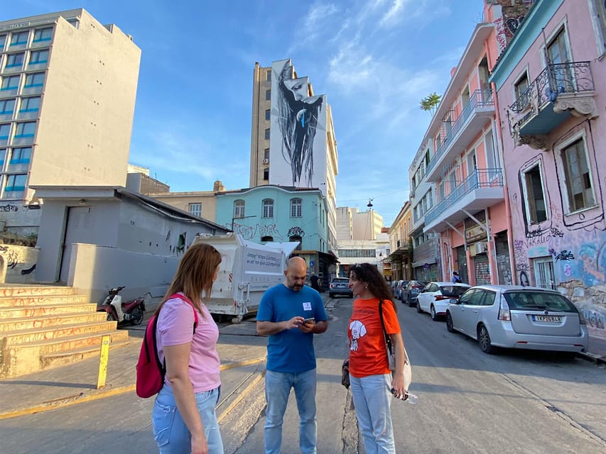 Athens: Street Art Treasure Hunt with Food Stop - Ino’s mural and the best art-focused section