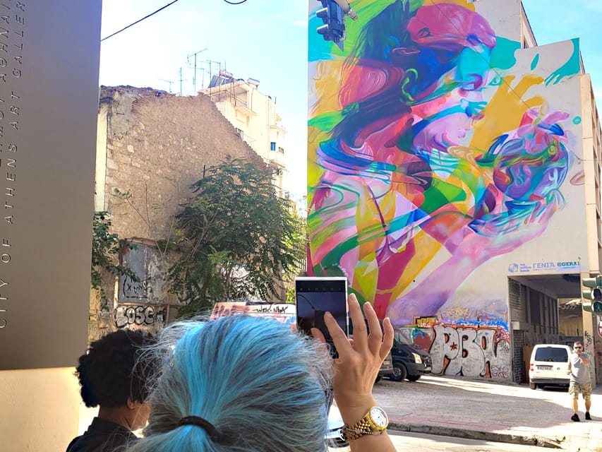 Athens: Street Art Treasure Hunt with Food Stop - A hot dog or bougatsa at Galiántra