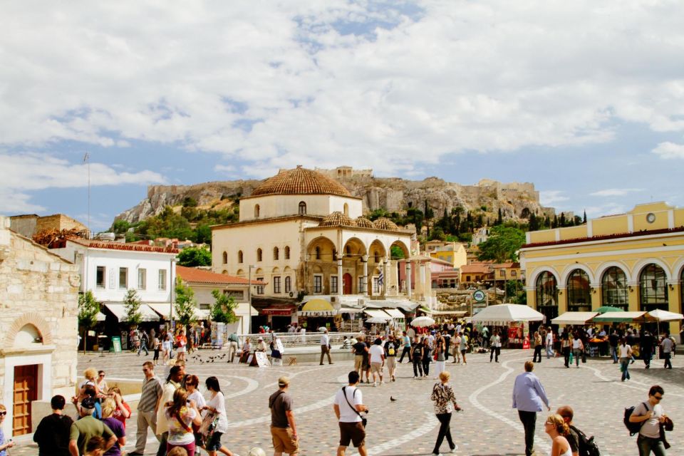 Athens: Street Food Tour Market & City Centre - Starting at the fountain