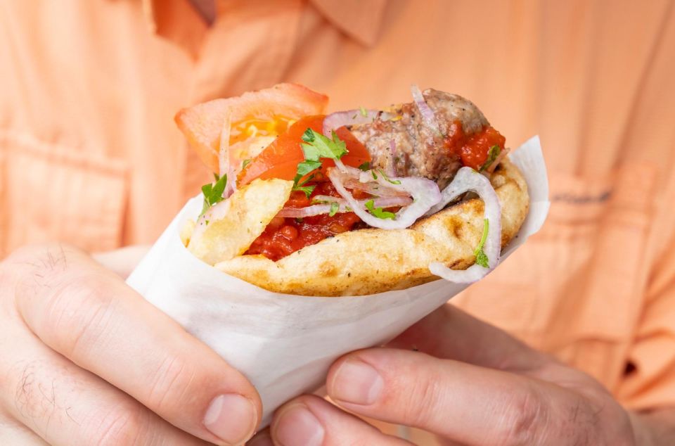 Athens: Street Food Tour Market & City Centre - Greek street food with a proper meal stop