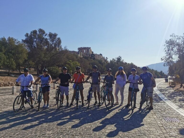 Athens: Sunset Bike Tour - Meeting point near Acropolis metro: what to do before you roll