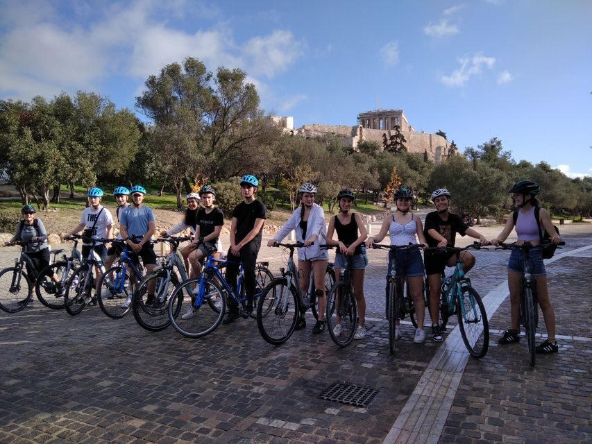 Athens: Sunset Bike Tour - Temple of Hephaestus and the appeal of car-free riding