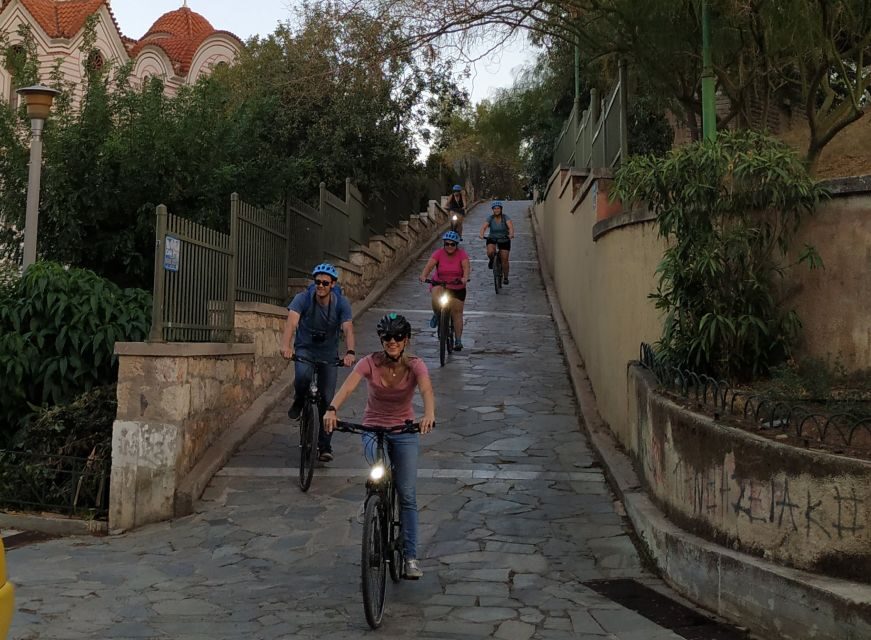 Athens: Sunset Bike Tour - Filopappou Hill and National Observatory views