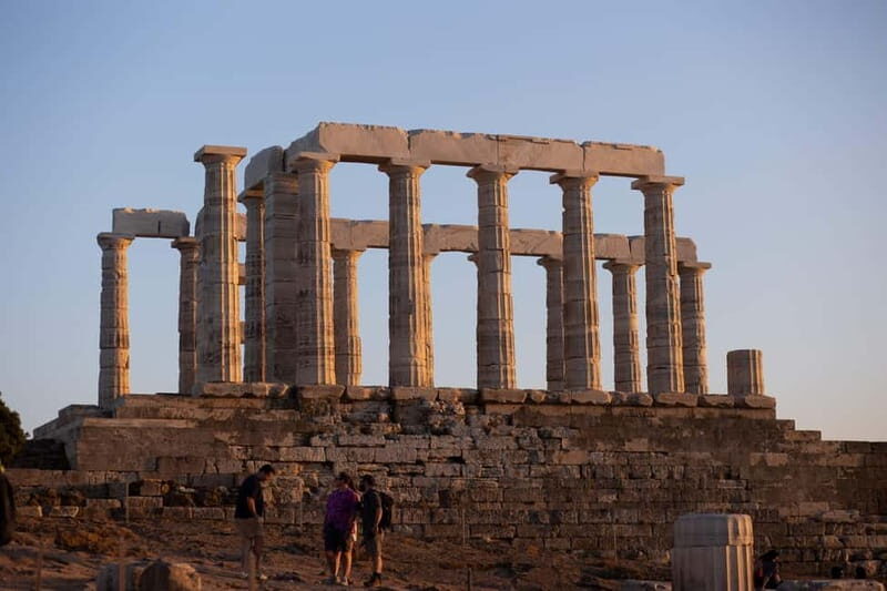 Athens: Sunset Tour to Cape Sounion & the Temple of Poseidon - Athens Riviera drive: Glyfada, Vouliagmeni, Varkiza, and sea views