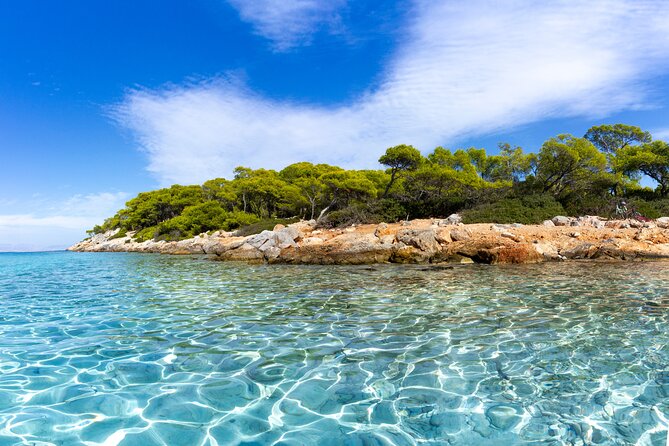Athens Swimming Cruise to Agistri Metopi Aegina - Agistri, pine paths and calm water