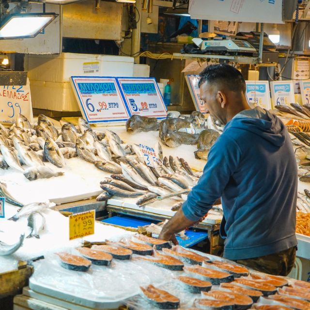 Athens: Tasting workshop and Food Market tour - Meeting the guide near Athinas Street