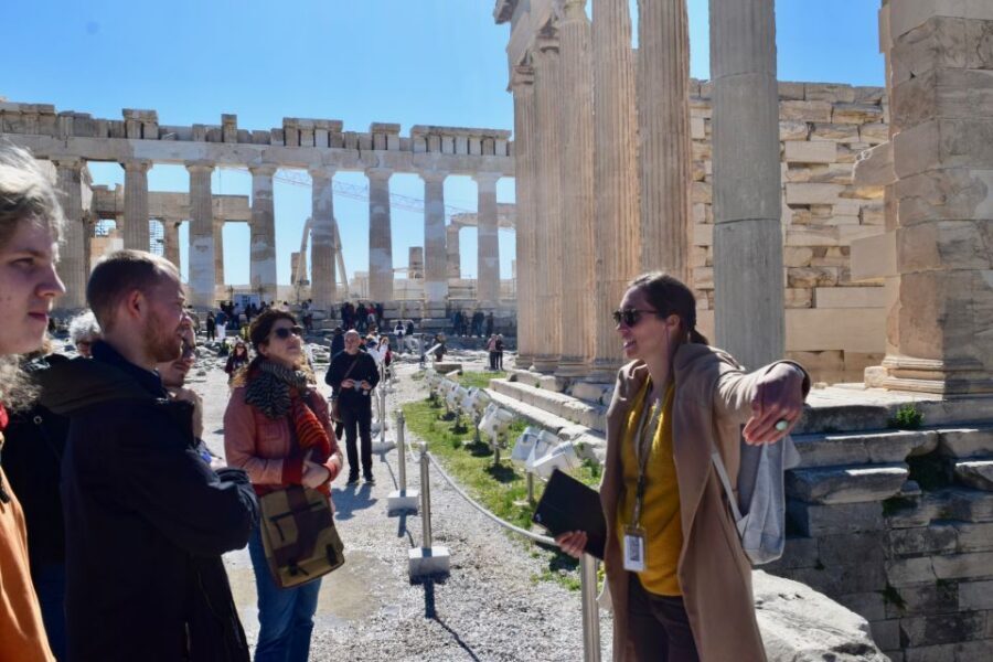 Athens: The Acropolis Guided Walking Tour in German - Parthenon photo time and free exploration on your own