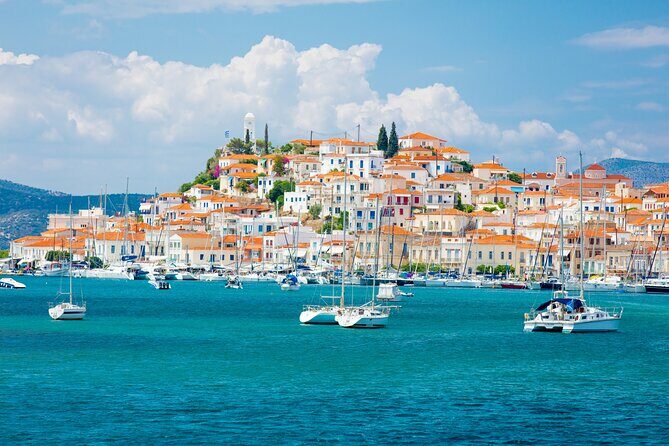 Athens Three-Island Cruise: Hydra, Poros & Aegina w/Lunch Incl - On-board reality check: lunch, music, and big-boat comfort