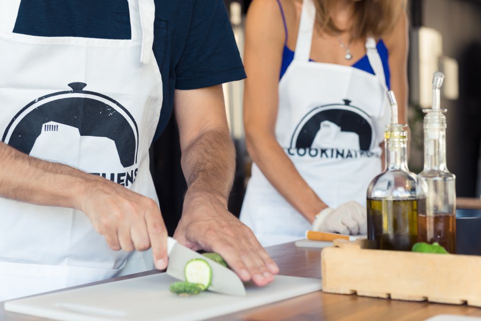 Athens: Traditional Greek Cooking Class with Full Meal - Cooking Greek food in a fifth-floor Athens kitchen