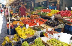 Athens: Traditional Greek food tour in hidden spots - Fish, meat, fruit, and spice stalls: the ingredient lesson you can taste