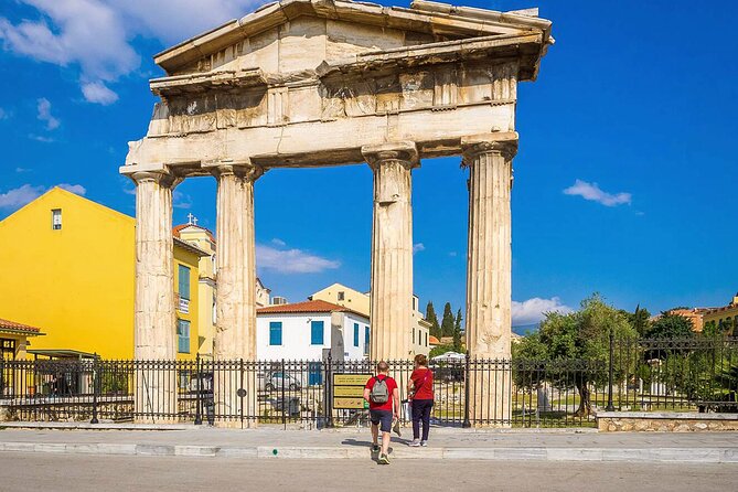 Athens Urban Treasure Hunt w Food Stop - The Gate of Athena Archegetis and the Roman Agora