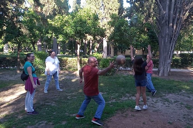 Athens with Kids: Myths & Family Games in the National Garden - A facilitator who keeps the activity moving