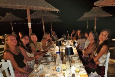 Authentic Food Tasting Experience Paros! VeganVegetarianCarnivore - The tasting plate and Greek drinks