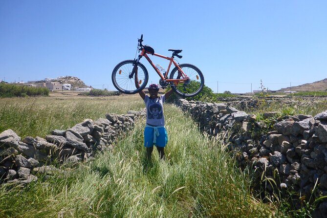 Authentic Mykonos bike tour - Starting at Vioma Organic Farm: The Maou Doubakia Meeting Point