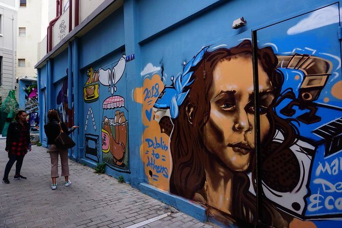 Awesome Street Art Tour in Athens with a Local Expert Small-Group - Stop 3: Monastiraki’s Mix of Tourist Flow and Real Walls (About 30 Minutes)