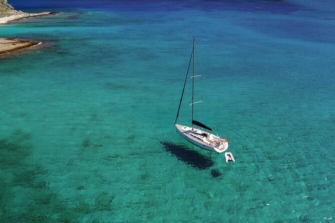 Balos Beach and Gramvousa island shared group Sailing Cruise - Climbing to Gramvousa Fortress