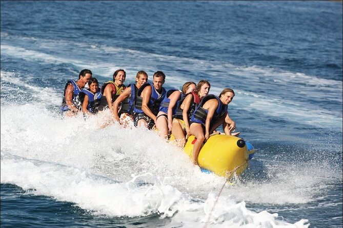 Banana Watersport Activity on the Beach at Rethymno - What the Rethymno banana boat experience is really like