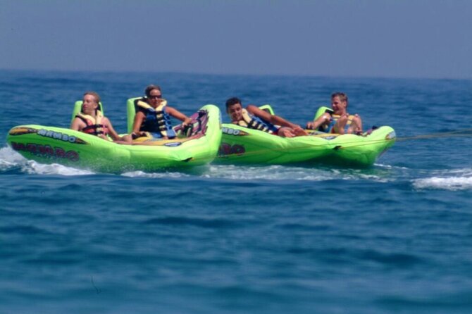 Banana Watersport Activity on the Beach at Rethymno - How the 10-minute ride fits into your day