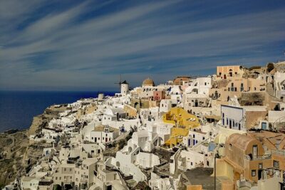 Beat The Crowds Oia Private Morning Tour - The Three Bells of Fira adds a different angle