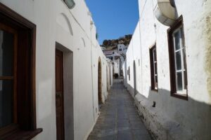 BEST OF LINDOS & RHODES - PRIVATE TOUR - SHORE EXCURSION - HALF DAY - 4 People - Church of the Annunciation: gothic wall art and a functioning cathedral