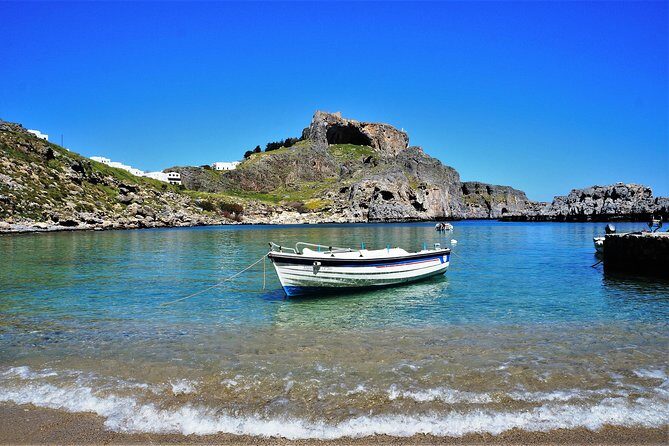 BEST OF LINDOS & RHODES - PRIVATE TOUR - SHORE EXCURSION - HALF DAY - 4 People - Monte Smith Hill (Rhodes Acropolis Town): the 360° view stop that makes it worth it