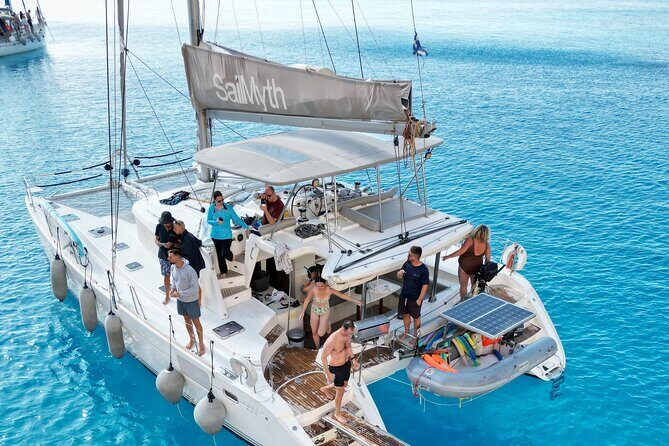 Best of Milos and Poliegos Catamaran snorkelling Cruise with BBQ - Aboard the Lagoon 440: what small-group really feels like