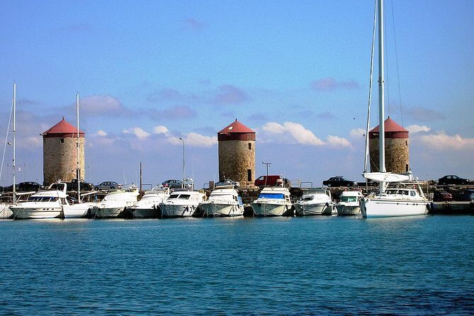 BEST OF RHODES ISLAND - PRIVATE TOUR - SHORE EXCURSION - FULL DAY - 4 People - Pickup and the Air-Conditioned Mercedes: Comfort Starts Before You Leave the Port