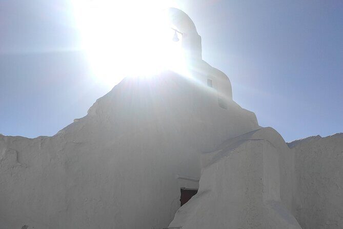 Best private local tour guided in Mykonos - 4 hours! - Ftelia beach to Mykonos Town: wind, windmills, and Little Venice