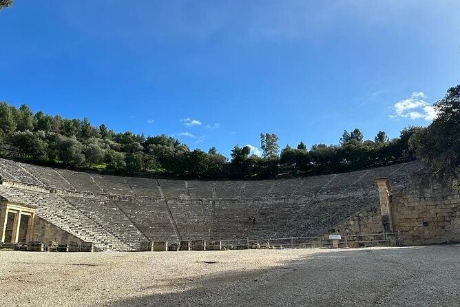 Biblical Ancient Corinth Canal Epidaurus Nafplio Private Tour - Apollo, the acropolis rock, and the view from Akrokorinthos