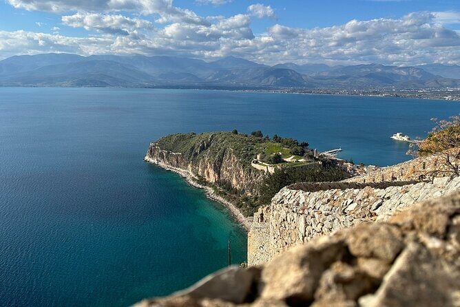 Biblical Ancient Corinth Canal Epidaurus Nafplio Private Tour - Nafplio: lunch, shopping time, and the Lion of the Bavarians