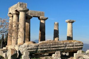 Biblical Corinth Taste Faith & History with wine & Oil Tasting - The Corinth Canal View: Where Trade Got a Shortcut