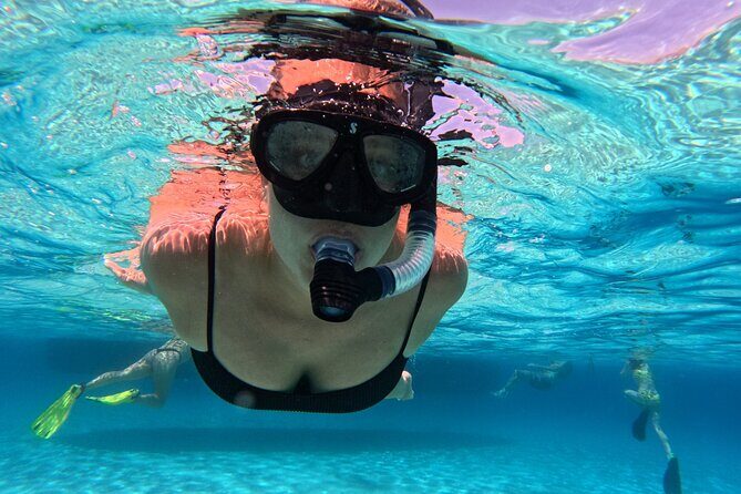BL | A boat Trip To Blue Lagoon - The 10:30-to-4-hour flow: three swimming areas around Paros