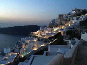 Blue Dome And Oia Sunset Small Group Transfer - Firostefani Blue Dome Photo Stop: classic, quick, and worth it